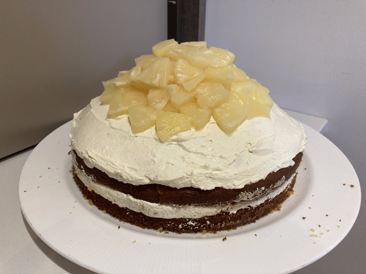 Gâteau à l'ananas