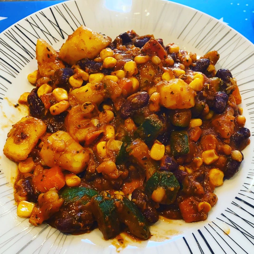 Chili sin carne aux légumes