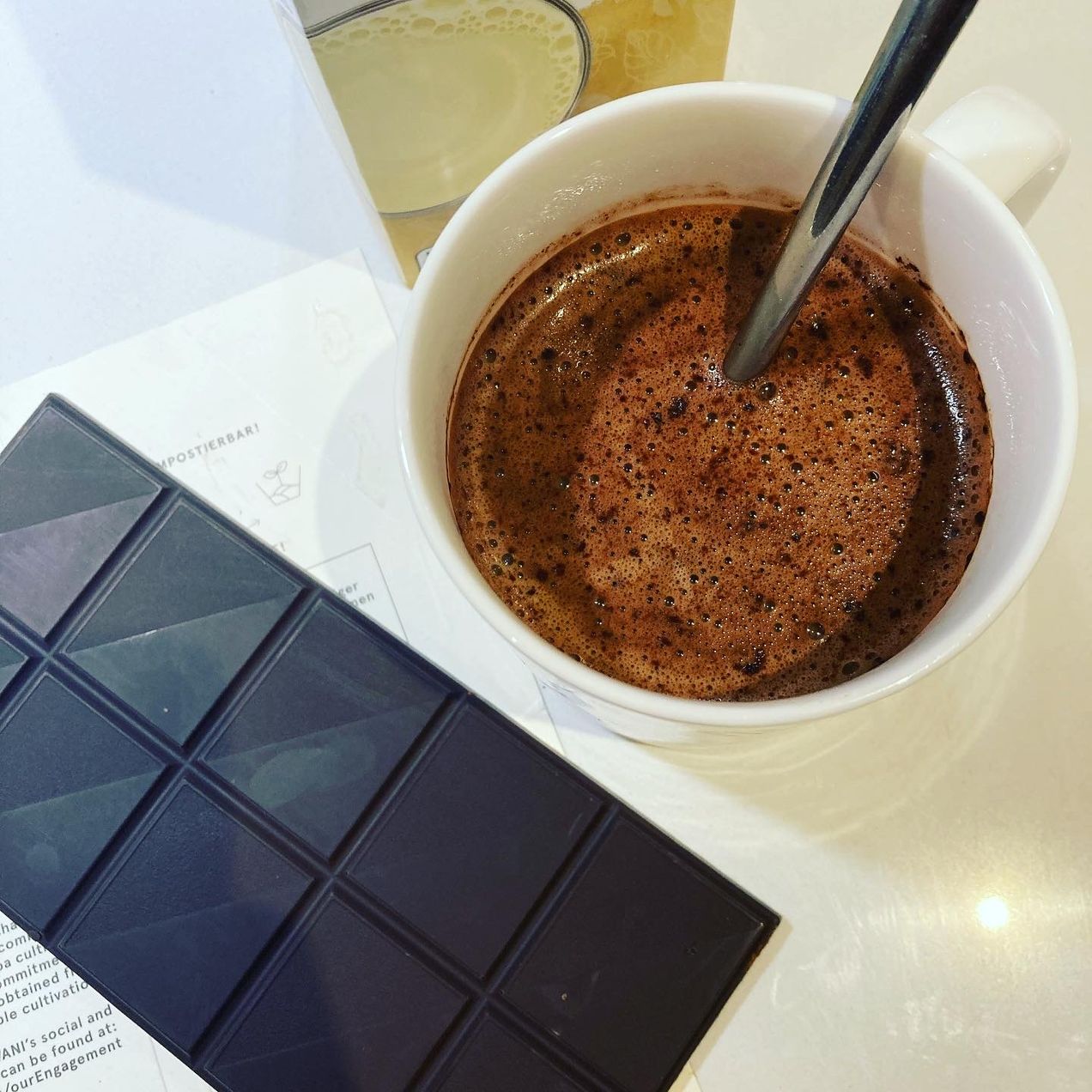 Chocolat chaud vegan