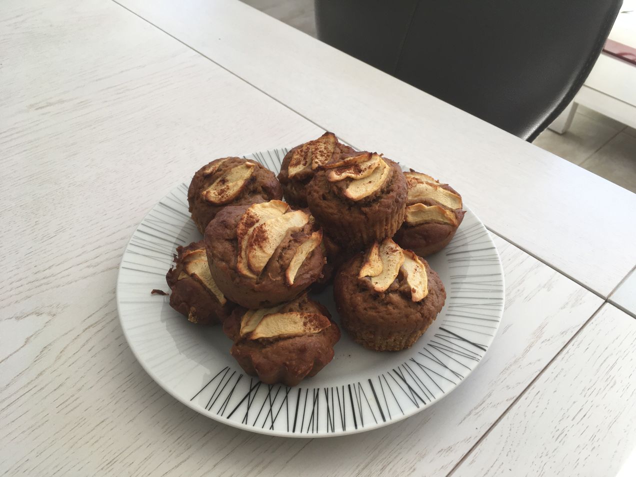 Muffins pomme banane