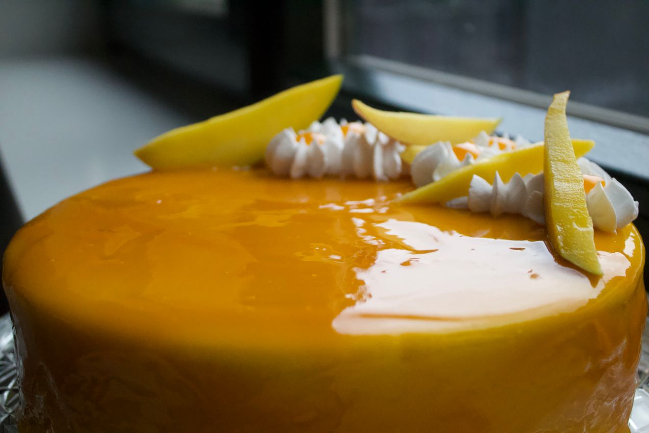 Entremet à la mangue