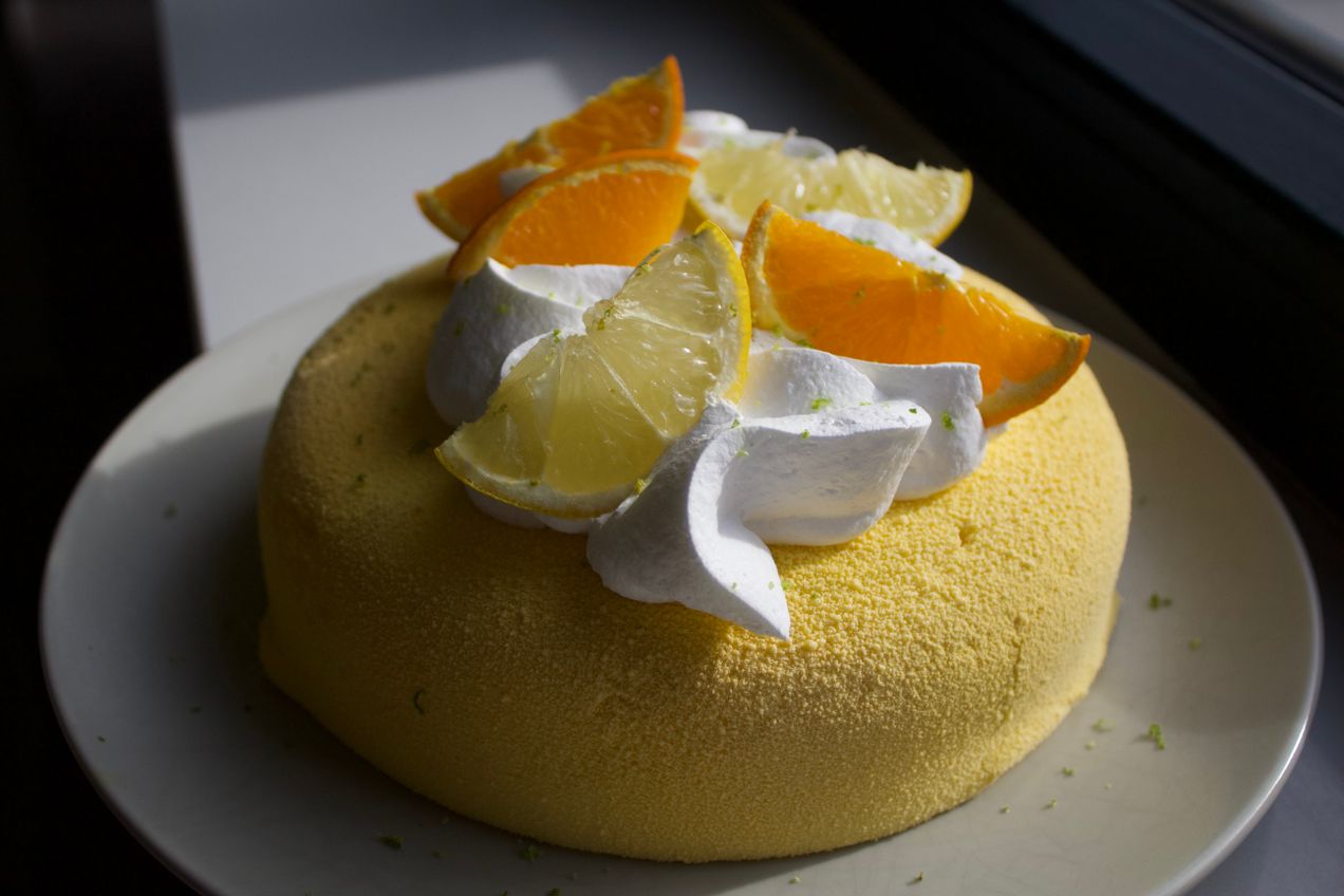 Entremet aux agrumes