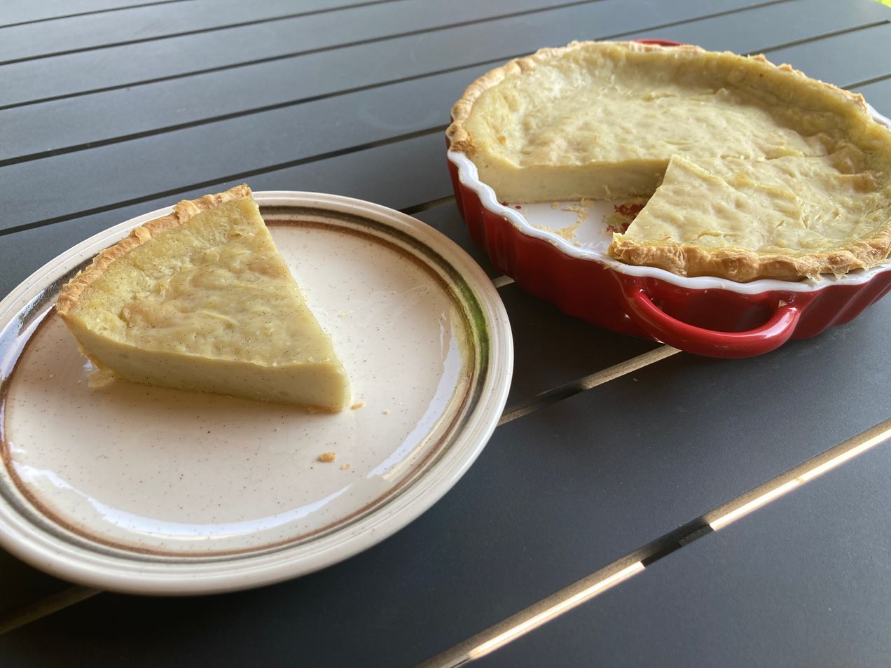 Flan vanille tonka vegan