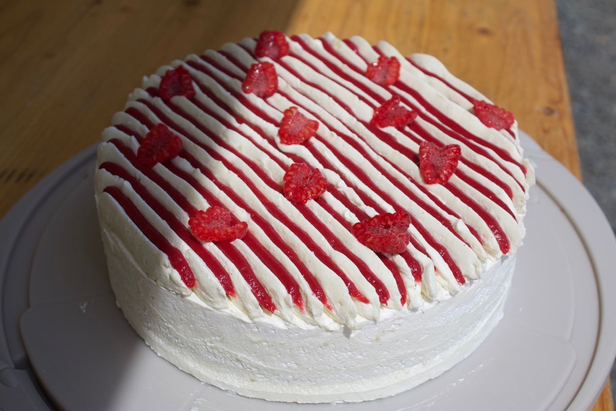 Framboisier à la fleur d’hibiscus