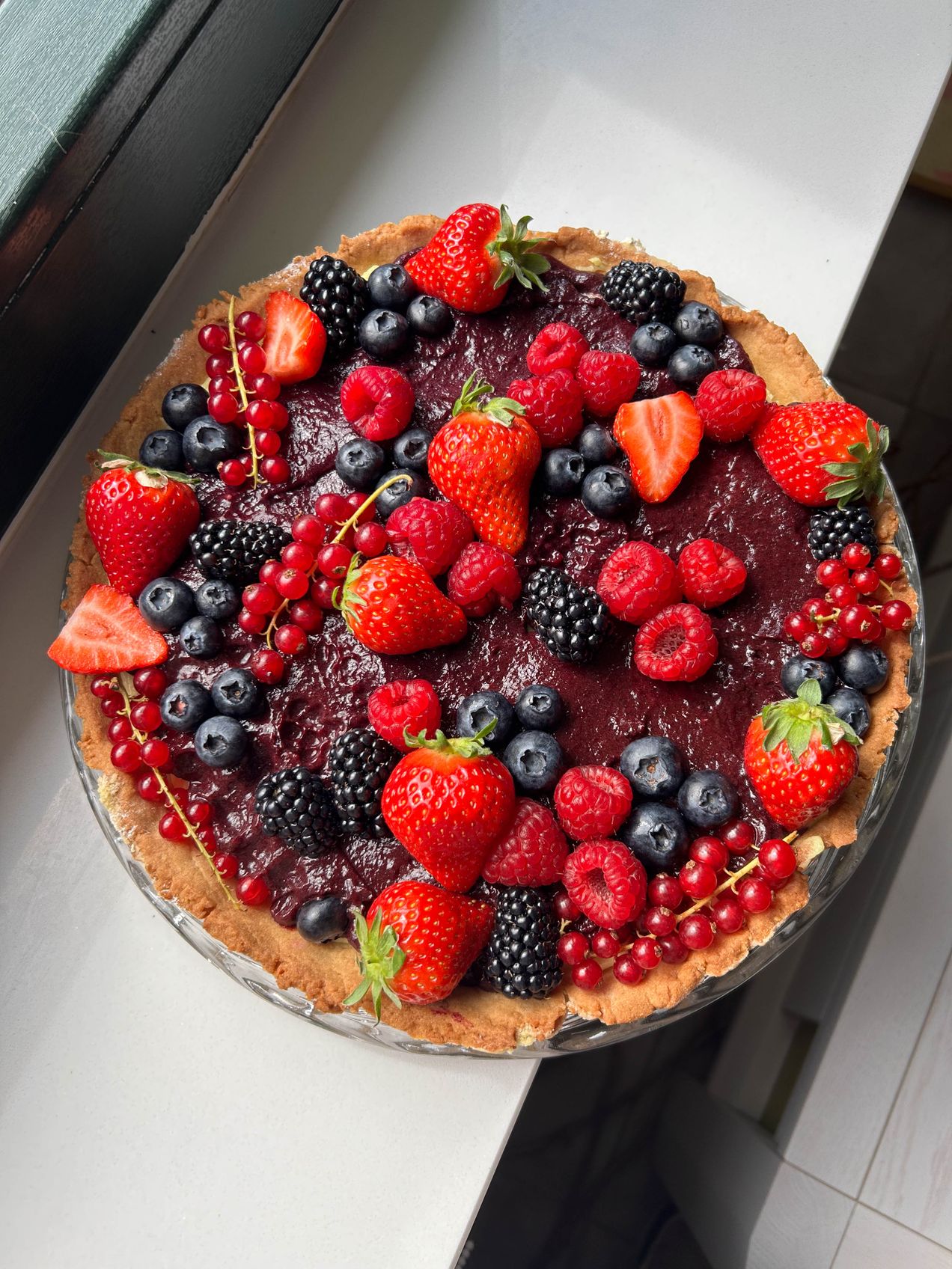 Tarte aux fruits rouges