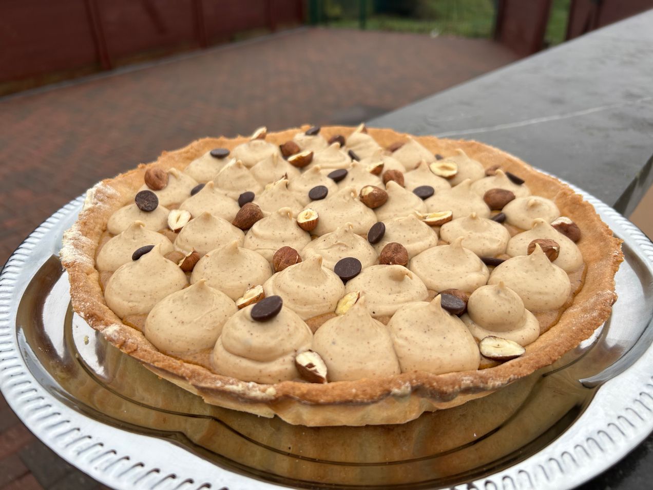 Tarte chocolat noisette